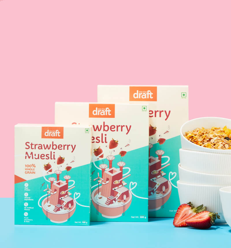 Strawberry Muesli (Combo pack of 2)